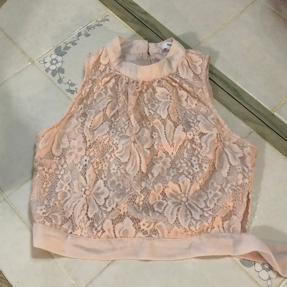 Lace crop top